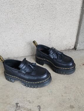 Dr Martens Air Wair Adrian Quad Platform Loafers Size 6 Used Twice